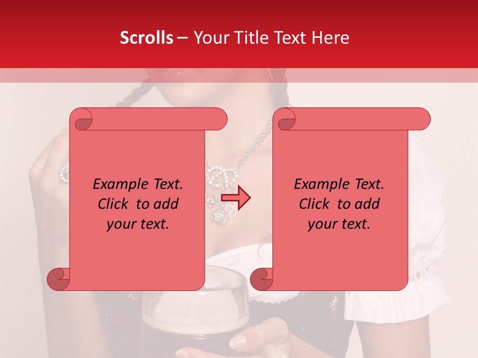 Hat Beer Glass Bavarian PowerPoint Template