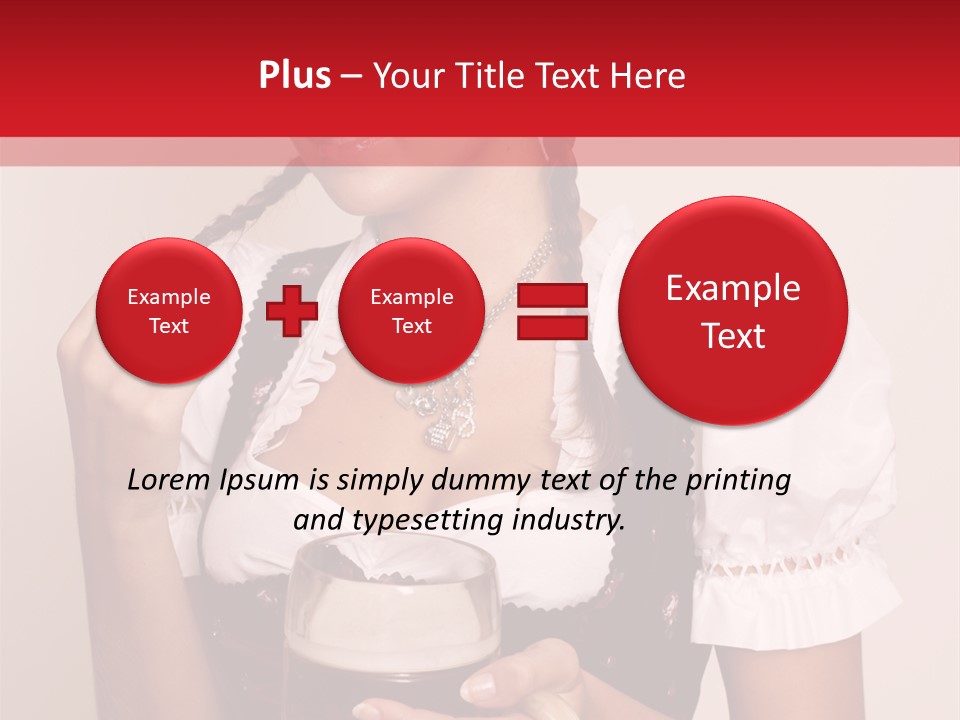 Hat Beer Glass Bavarian PowerPoint Template