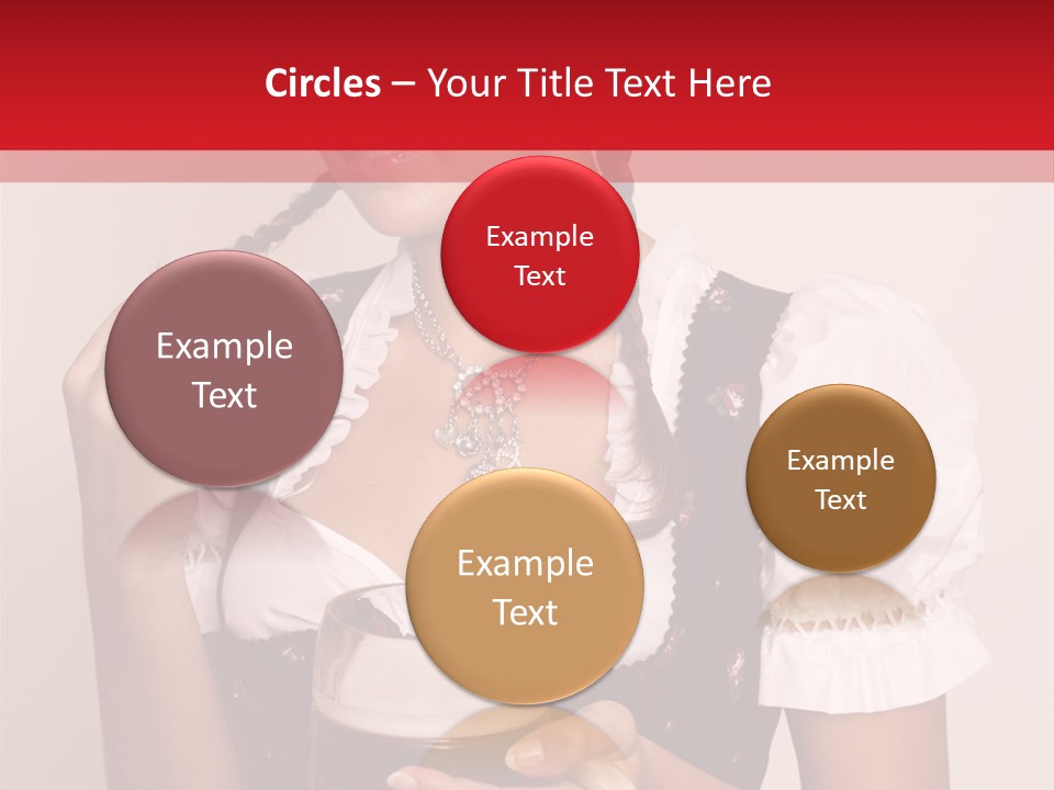 Hat Beer Glass Bavarian PowerPoint Template