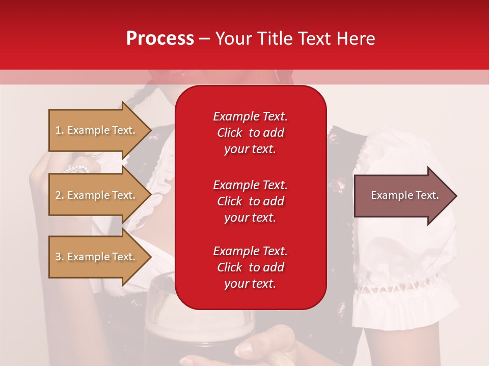 Hat Beer Glass Bavarian PowerPoint Template