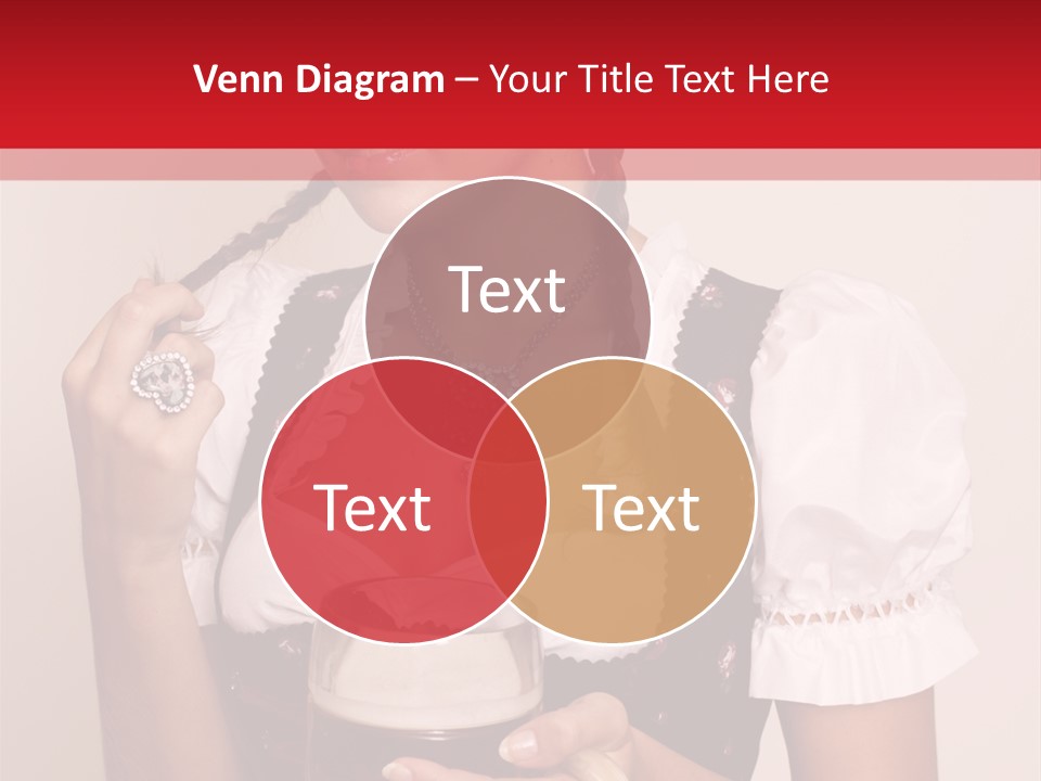 Hat Beer Glass Bavarian PowerPoint Template