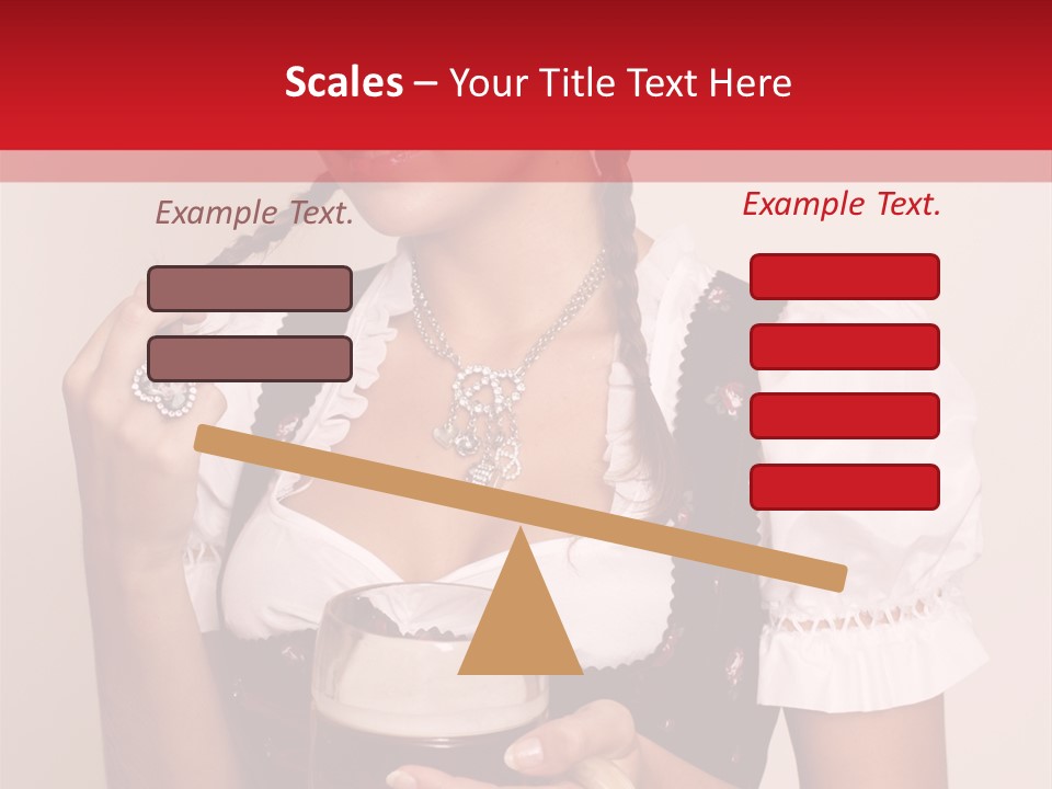 Hat Beer Glass Bavarian PowerPoint Template