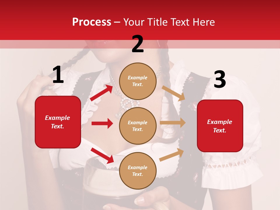 Hat Beer Glass Bavarian PowerPoint Template