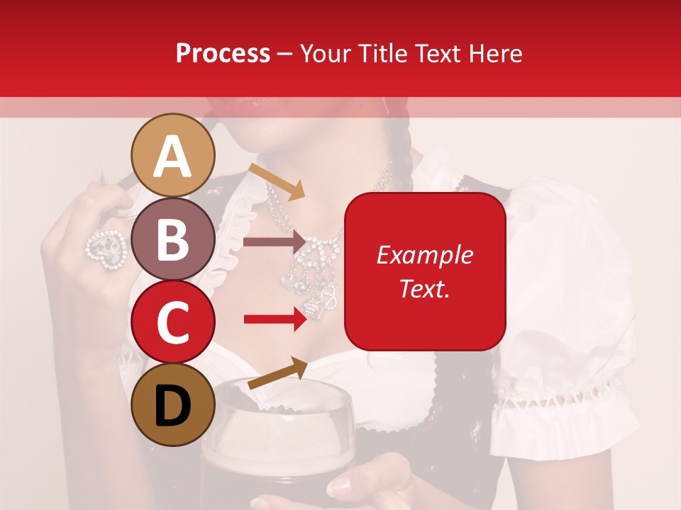 Hat Beer Glass Bavarian PowerPoint Template