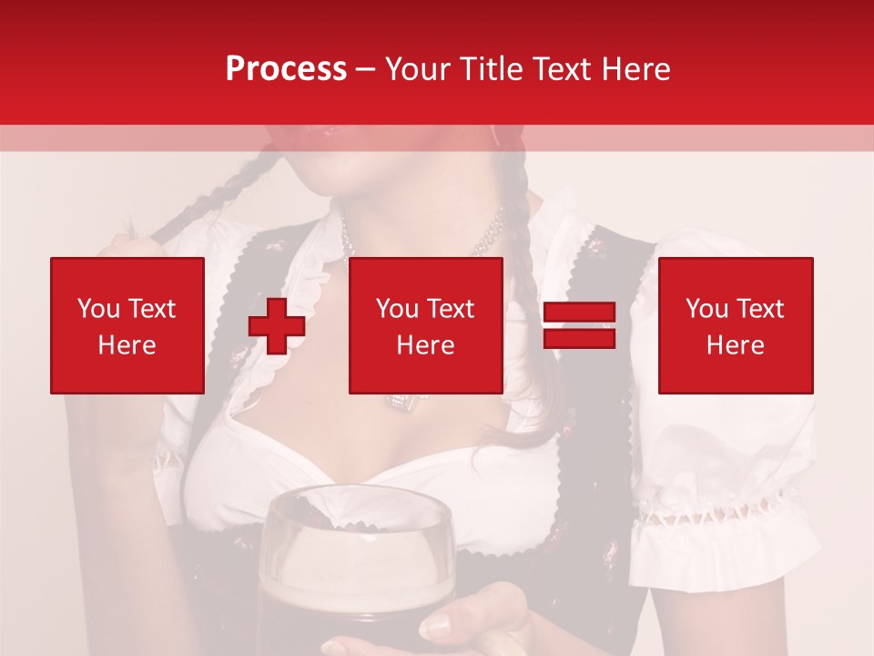Hat Beer Glass Bavarian PowerPoint Template