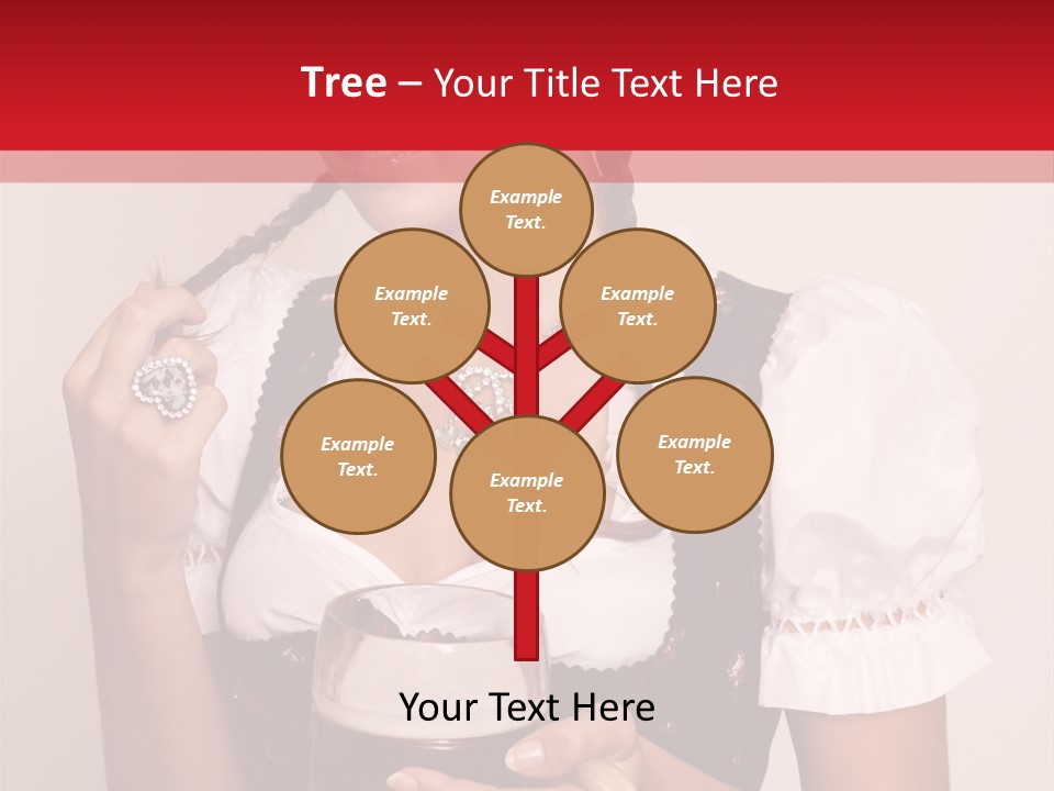 Hat Beer Glass Bavarian PowerPoint Template