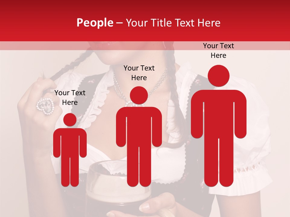 Hat Beer Glass Bavarian PowerPoint Template