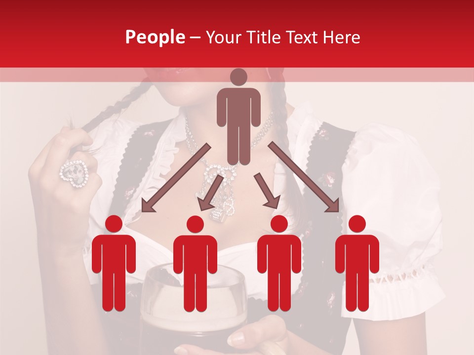 Hat Beer Glass Bavarian PowerPoint Template