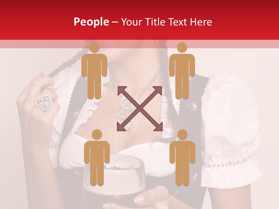 Hat Beer Glass Bavarian PowerPoint Template