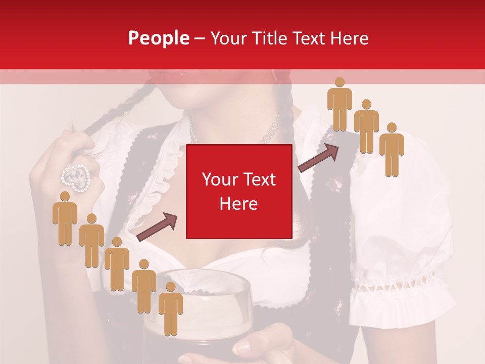 Hat Beer Glass Bavarian PowerPoint Template