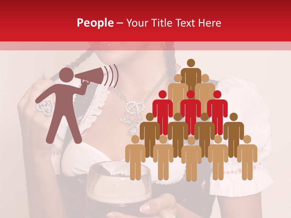 Hat Beer Glass Bavarian PowerPoint Template