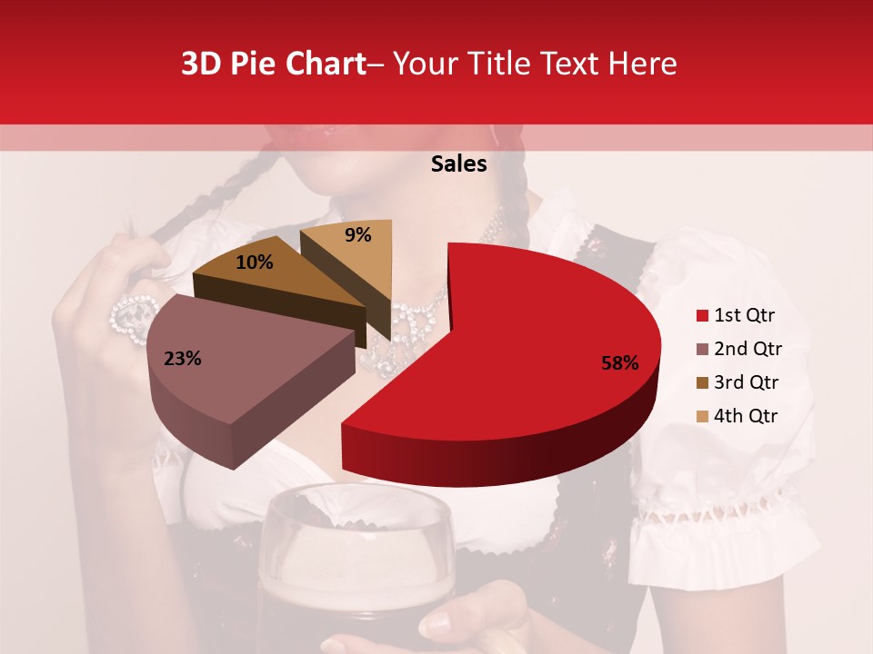 Hat Beer Glass Bavarian PowerPoint Template