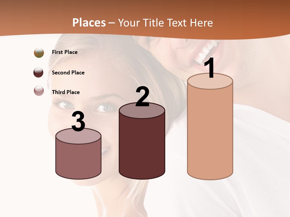 Hugging Teenager Happy PowerPoint Template