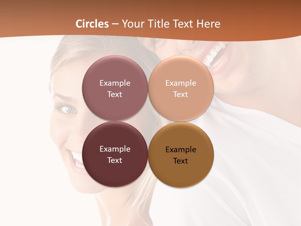 Hugging Teenager Happy PowerPoint Template