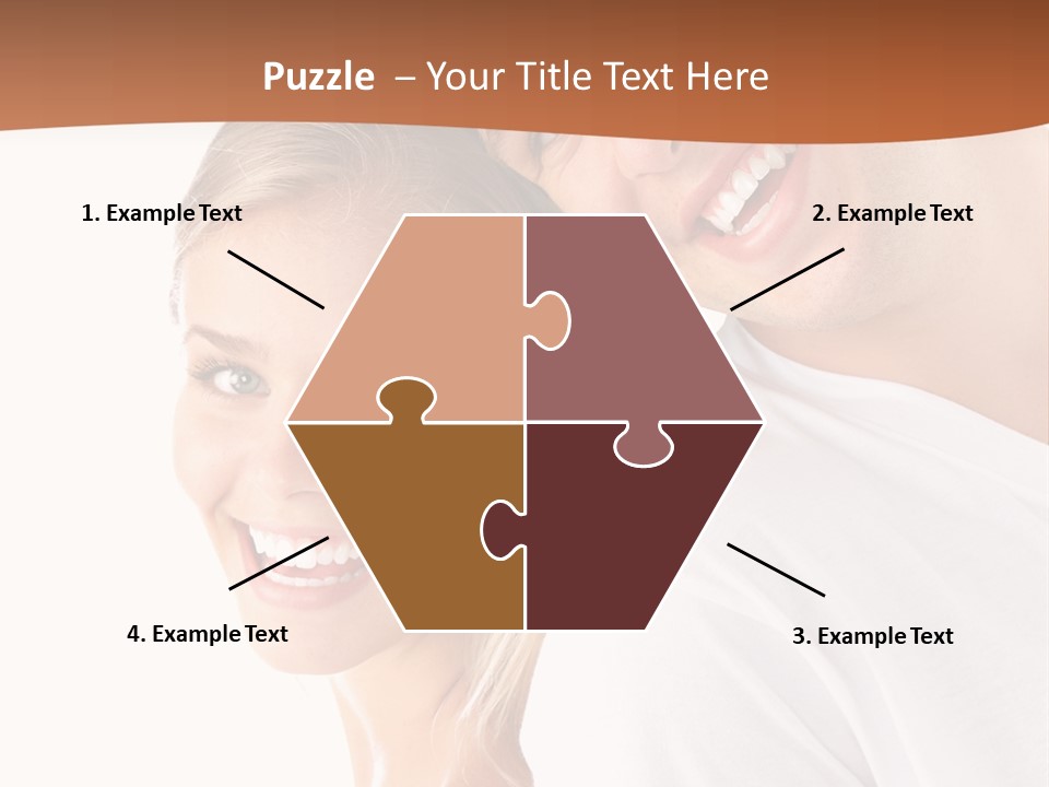 Hugging Teenager Happy PowerPoint Template