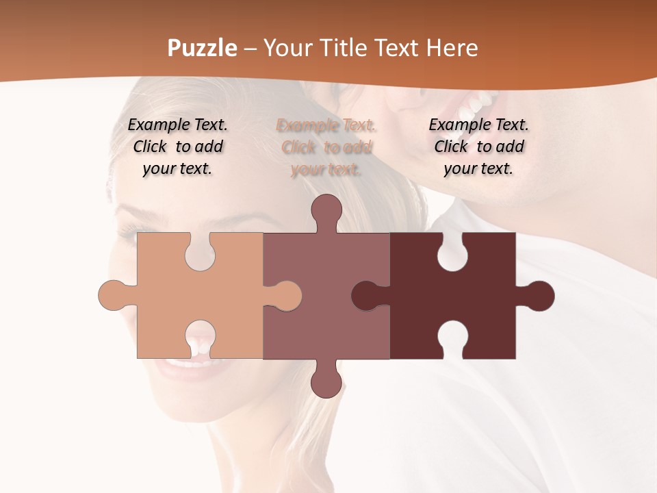 Hugging Teenager Happy PowerPoint Template