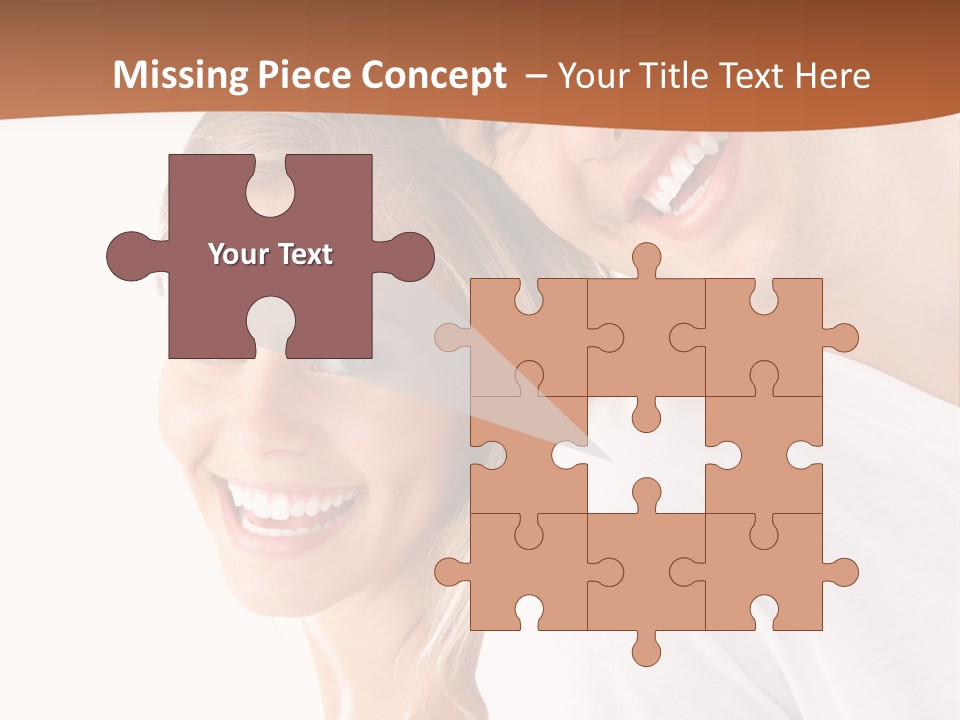 Hugging Teenager Happy PowerPoint Template