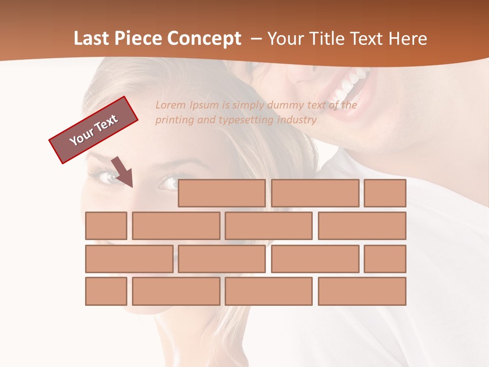 Hugging Teenager Happy PowerPoint Template