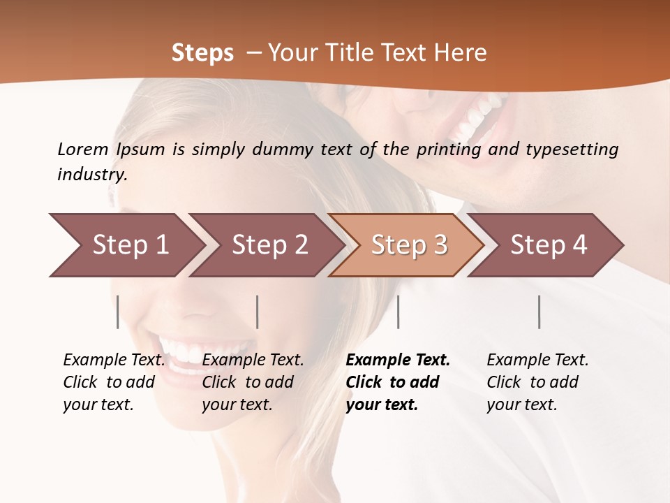 Hugging Teenager Happy PowerPoint Template