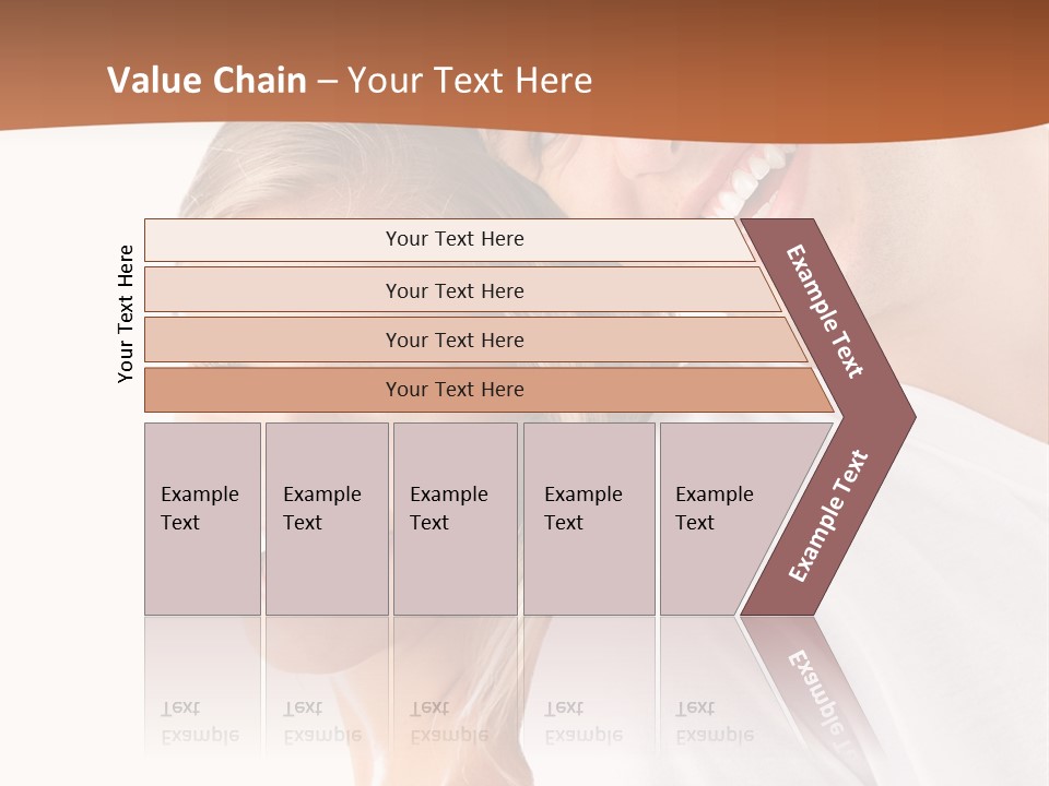 Hugging Teenager Happy PowerPoint Template