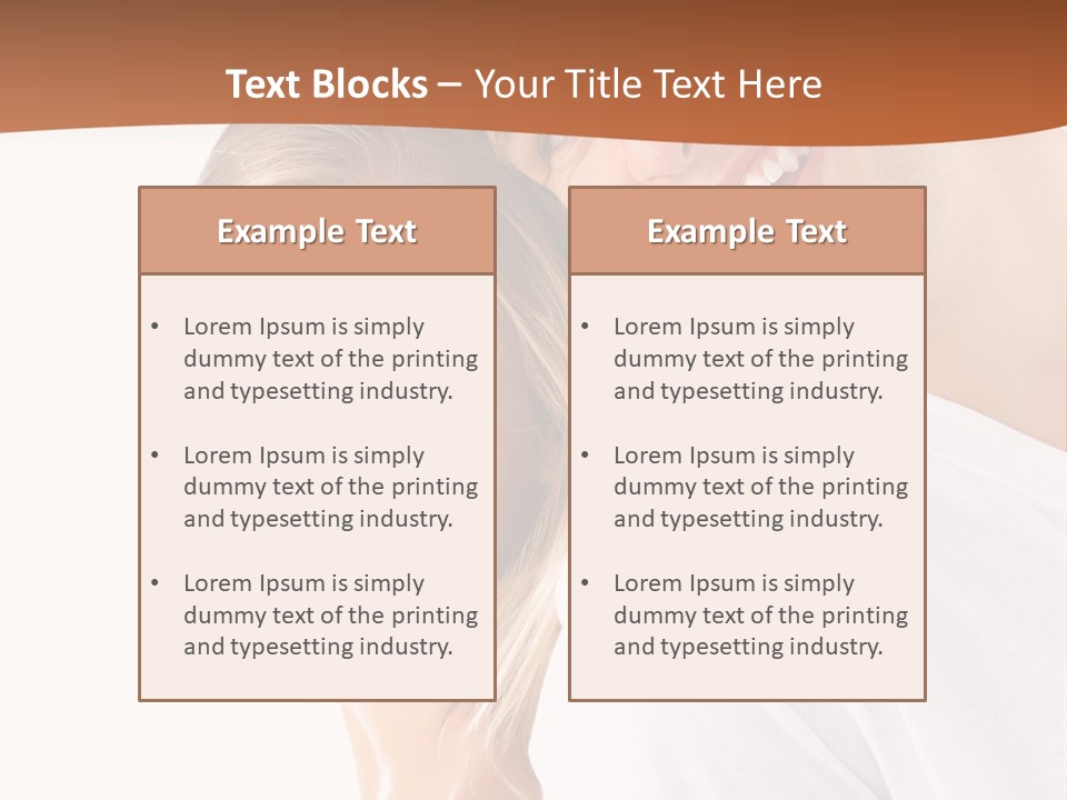 Hugging Teenager Happy PowerPoint Template