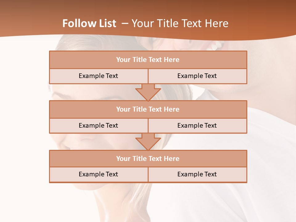 Hugging Teenager Happy PowerPoint Template