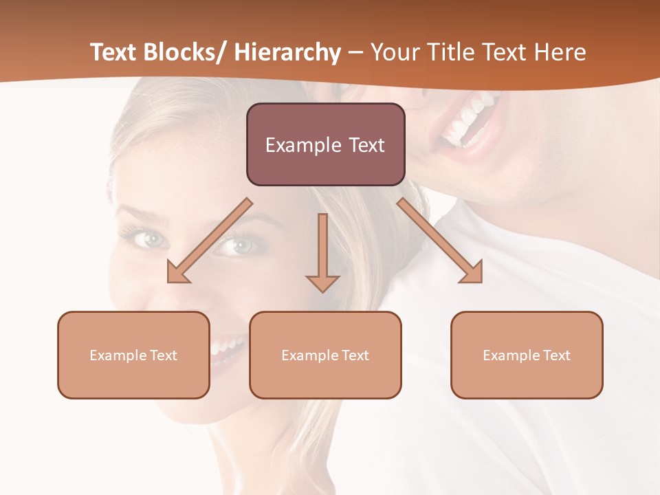 Hugging Teenager Happy PowerPoint Template