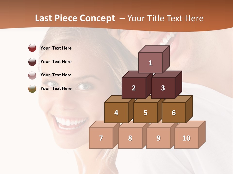 Hugging Teenager Happy PowerPoint Template