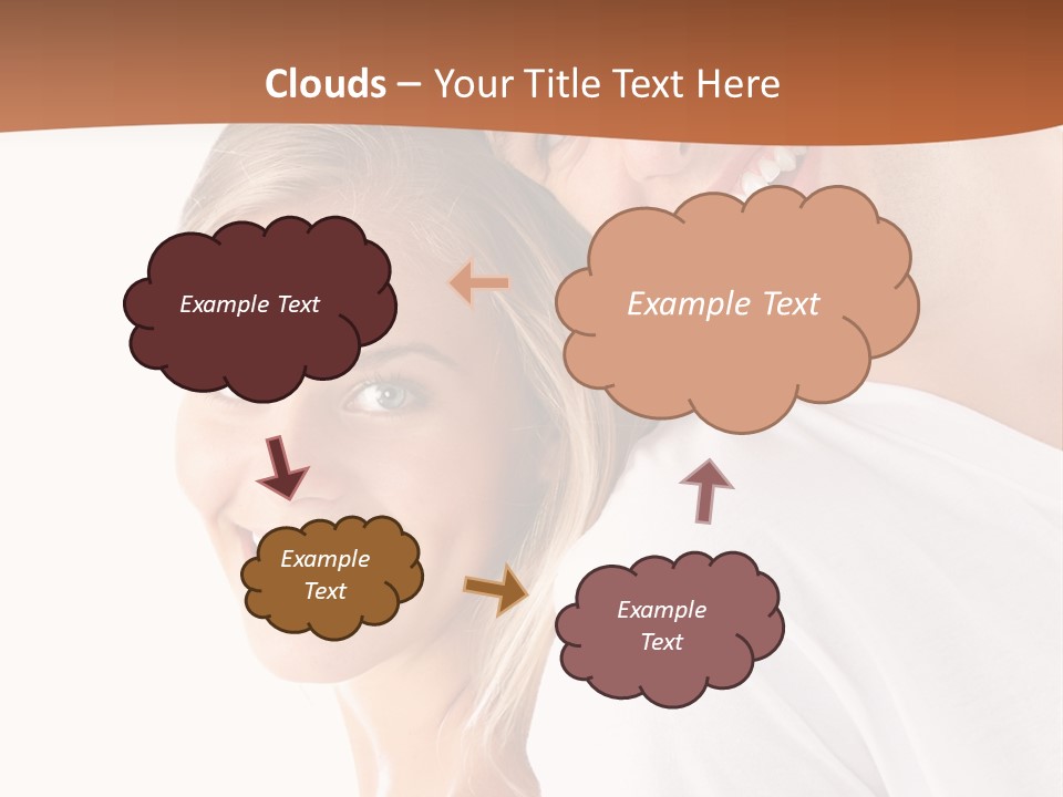 Hugging Teenager Happy PowerPoint Template