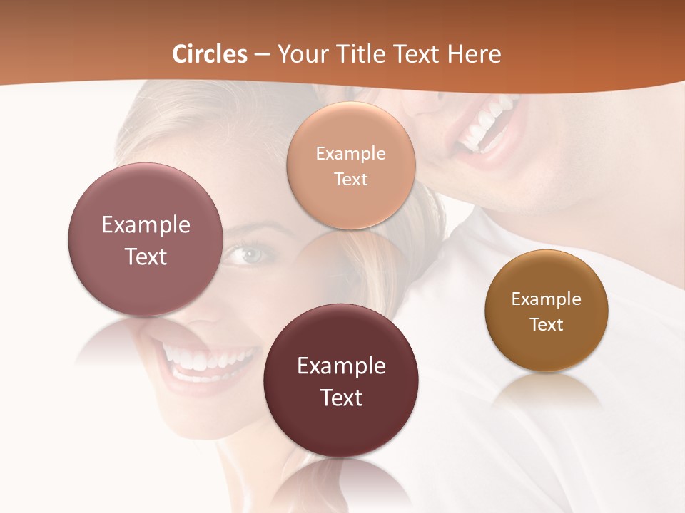 Hugging Teenager Happy PowerPoint Template