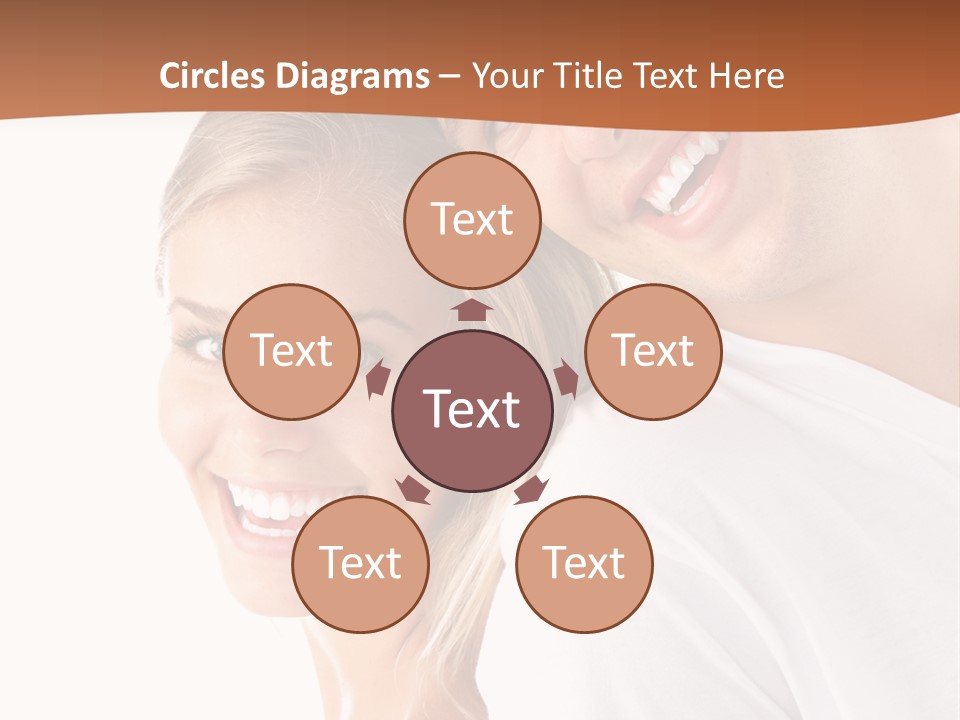 Hugging Teenager Happy PowerPoint Template