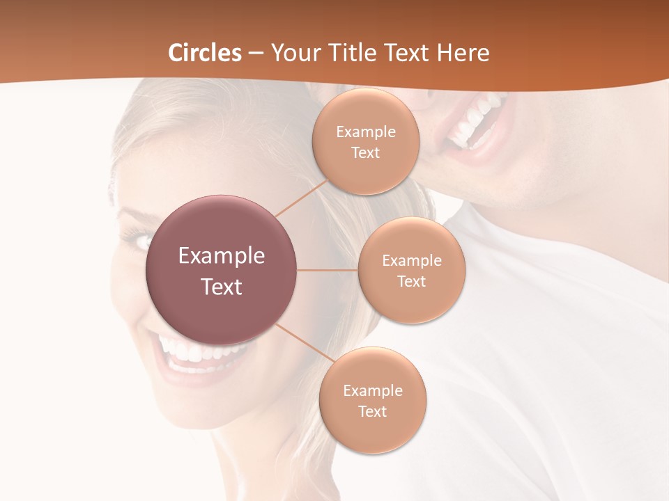 Hugging Teenager Happy PowerPoint Template