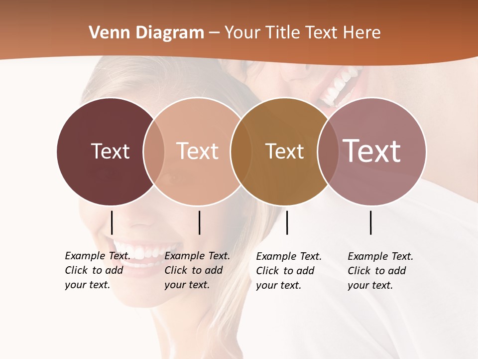 Hugging Teenager Happy PowerPoint Template