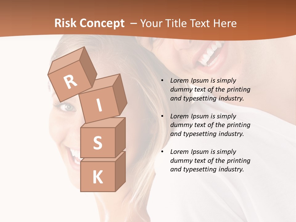 Hugging Teenager Happy PowerPoint Template