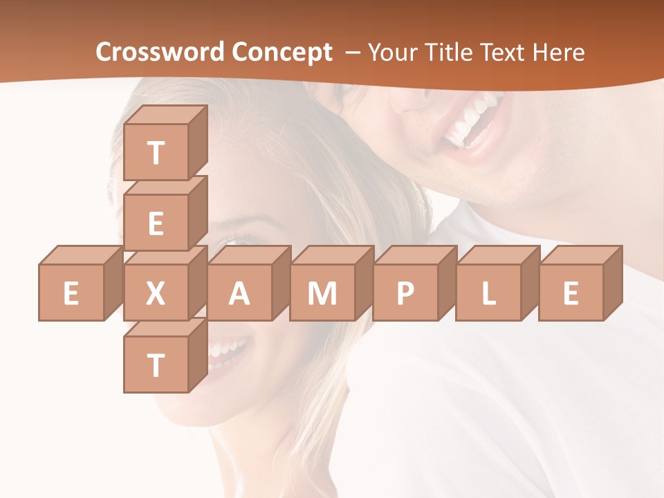 Hugging Teenager Happy PowerPoint Template