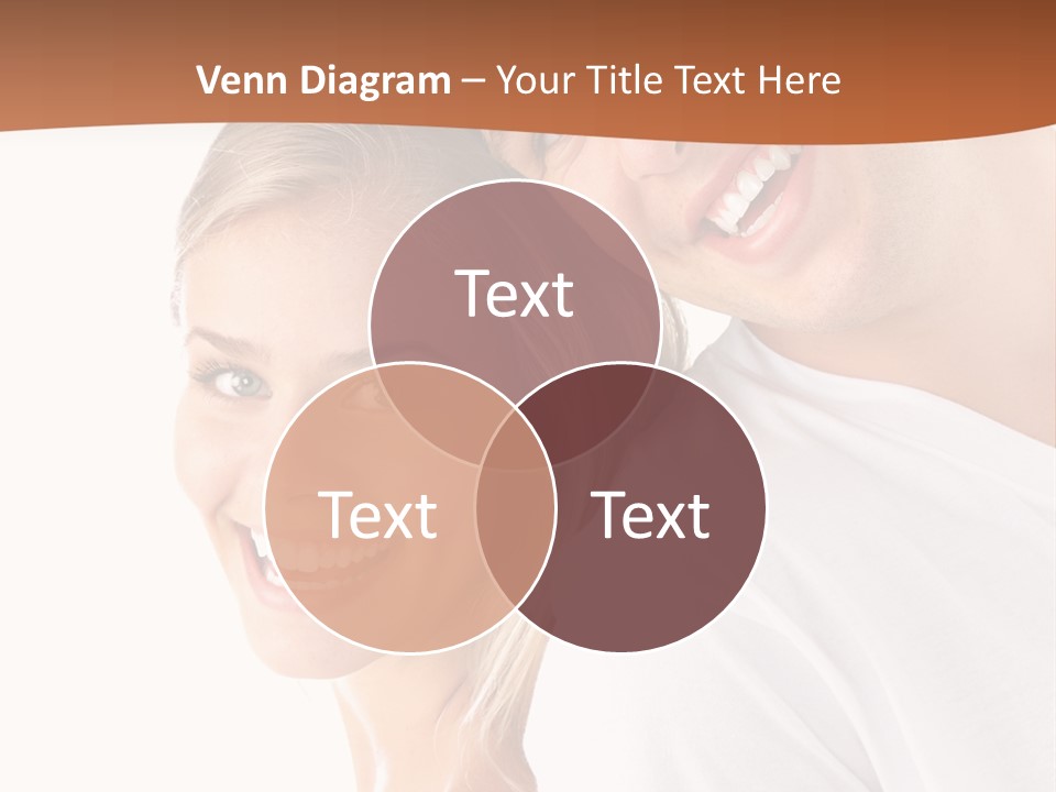 Hugging Teenager Happy PowerPoint Template