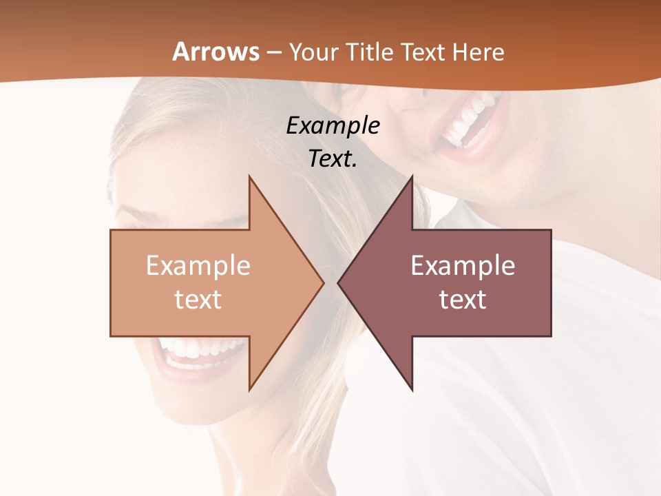 Hugging Teenager Happy PowerPoint Template