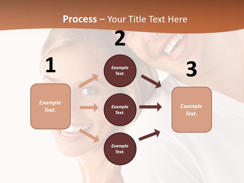 Hugging Teenager Happy PowerPoint Template