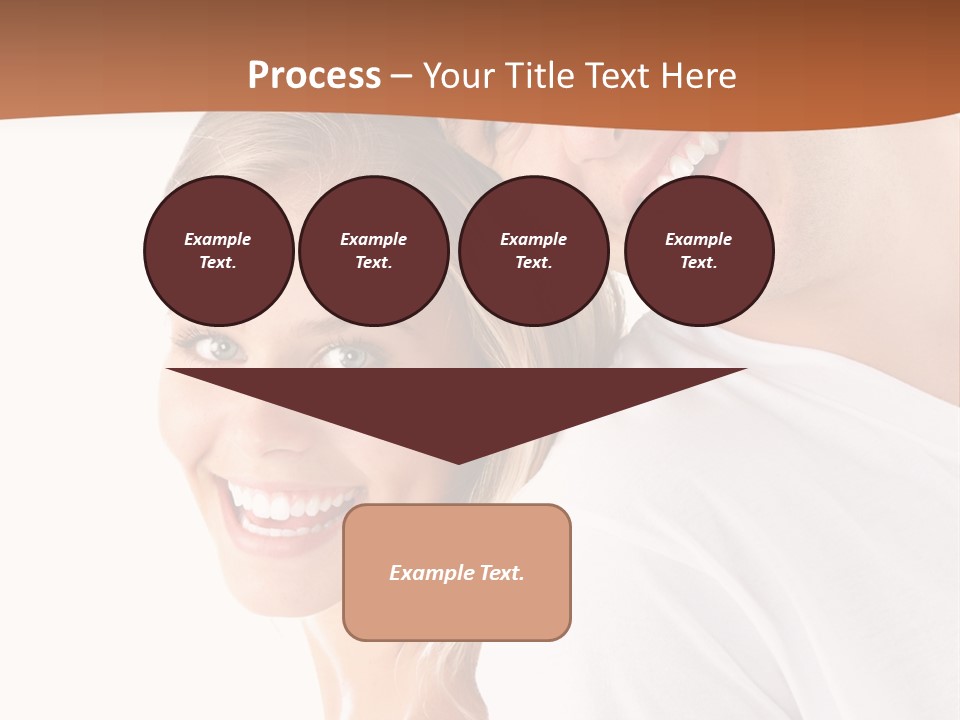 Hugging Teenager Happy PowerPoint Template