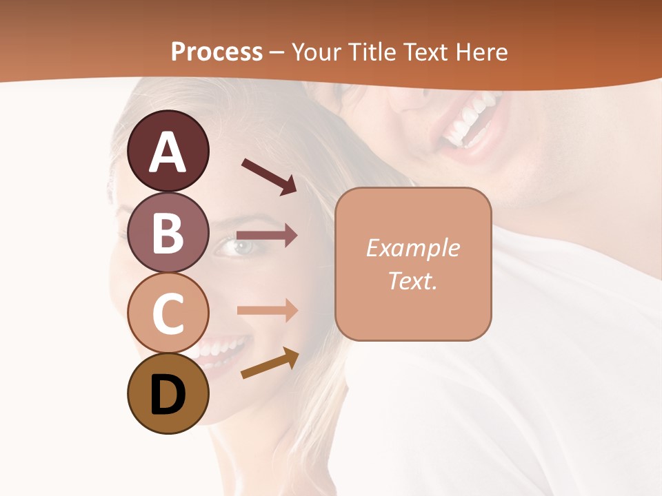 Hugging Teenager Happy PowerPoint Template