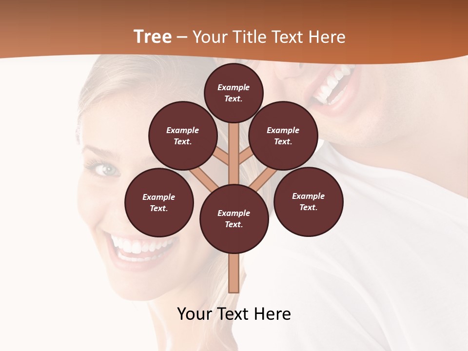 Hugging Teenager Happy PowerPoint Template