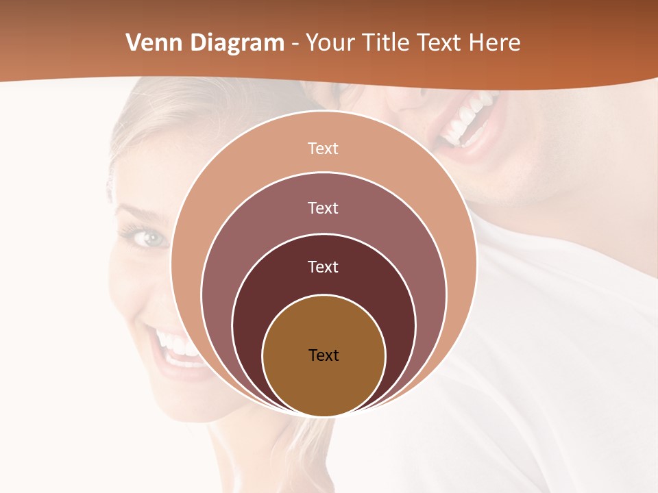 Hugging Teenager Happy PowerPoint Template