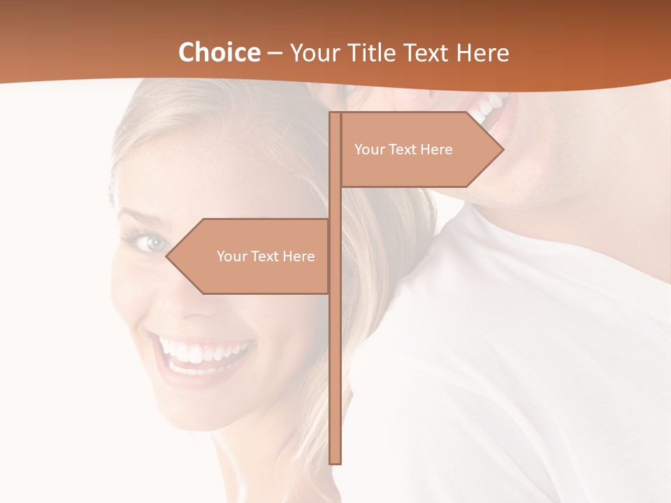 Hugging Teenager Happy PowerPoint Template