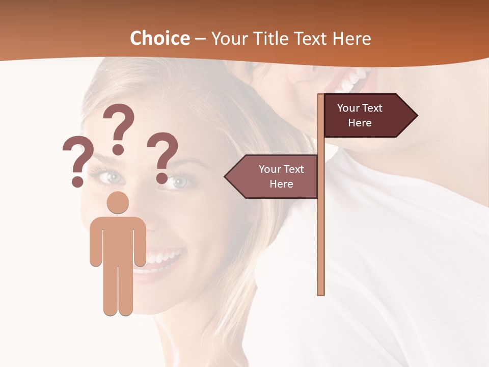 Hugging Teenager Happy PowerPoint Template