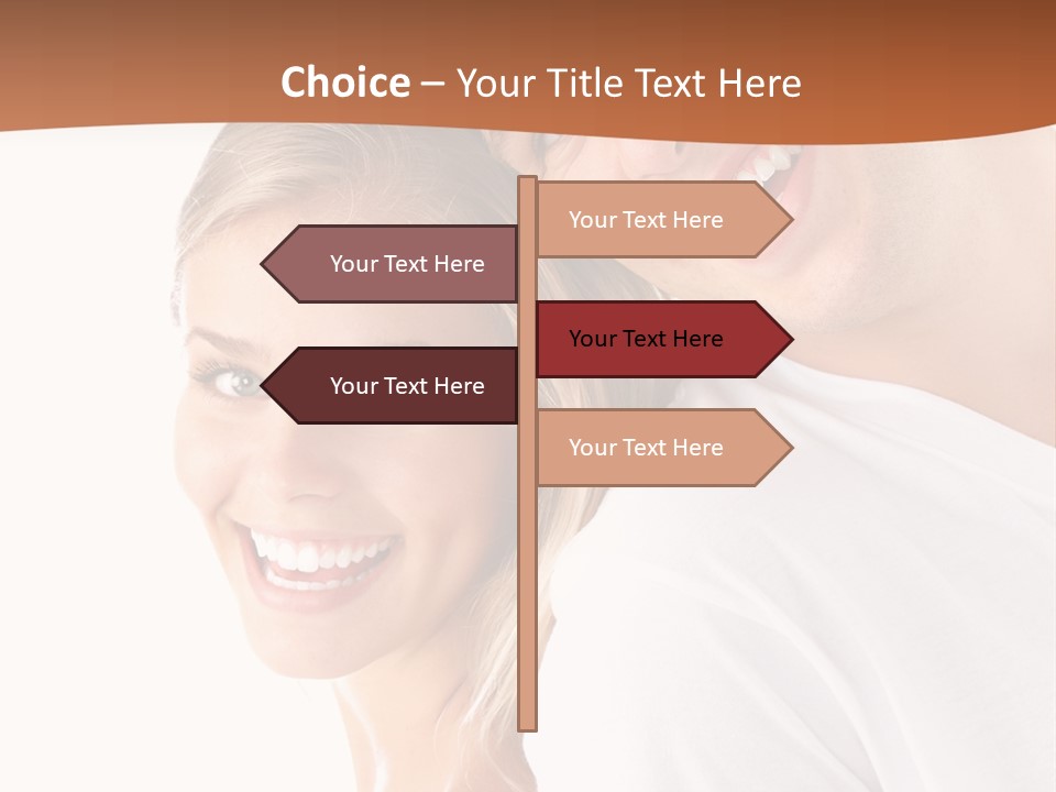 Hugging Teenager Happy PowerPoint Template