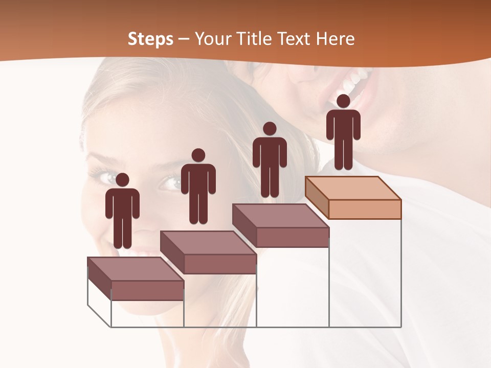 Hugging Teenager Happy PowerPoint Template