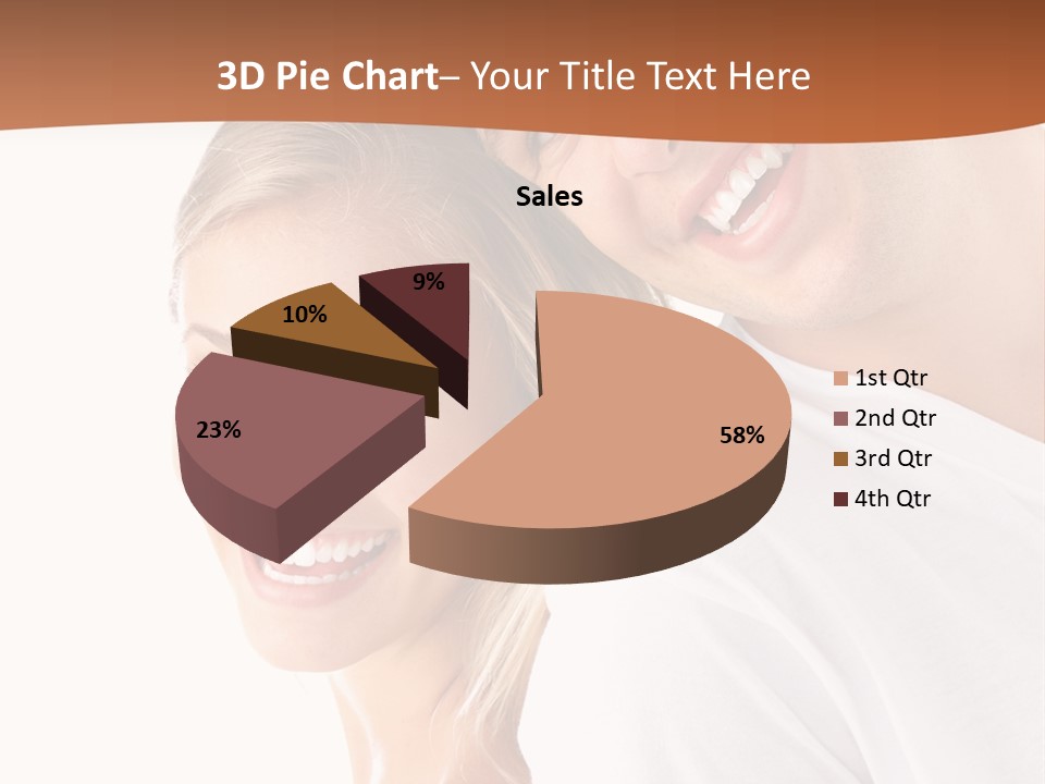 Hugging Teenager Happy PowerPoint Template