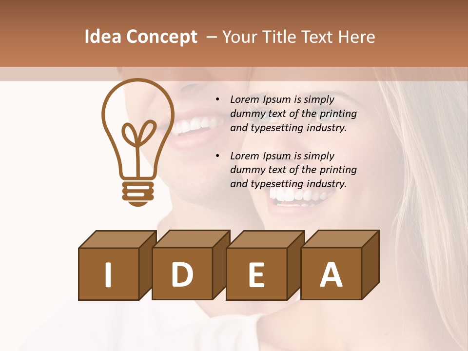 Mouth Face Teeth PowerPoint Template