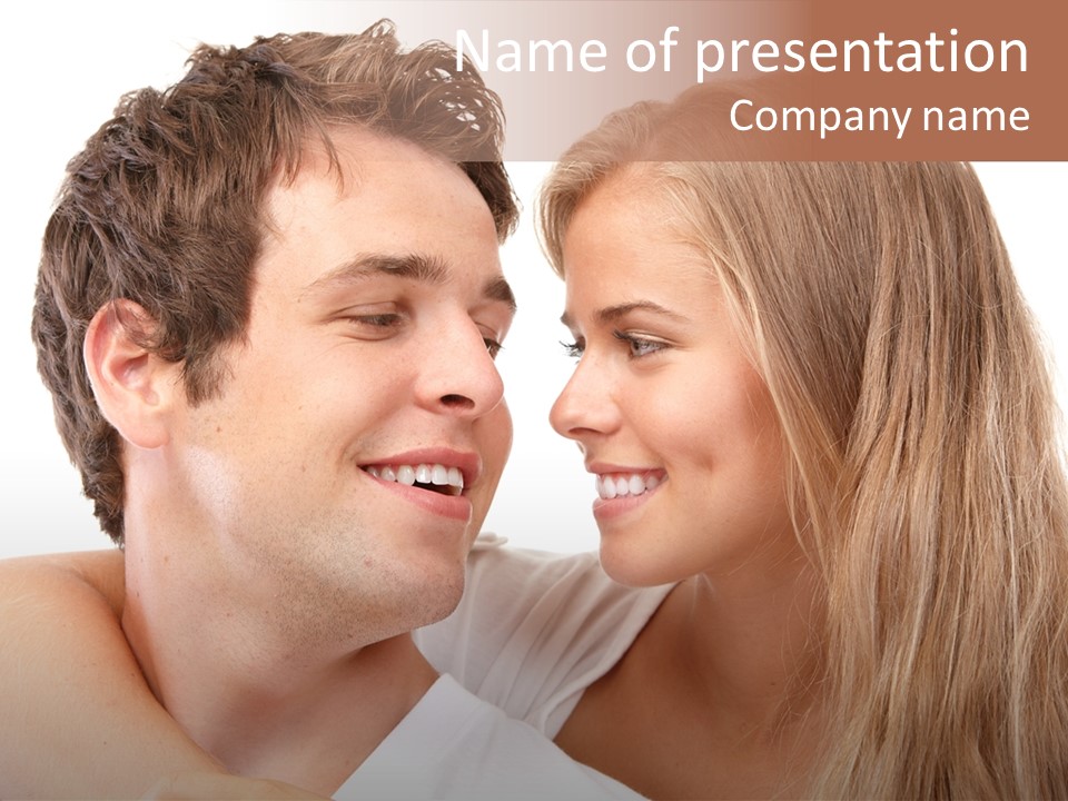 Valentine Couple Funny PowerPoint Template