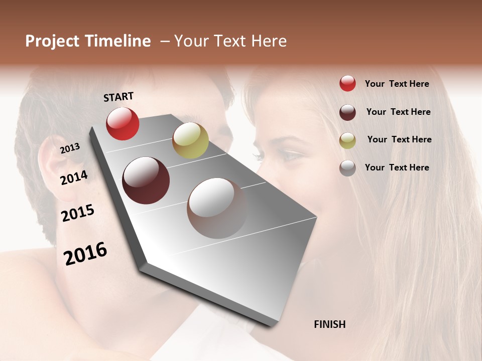 Valentine Couple Funny PowerPoint Template